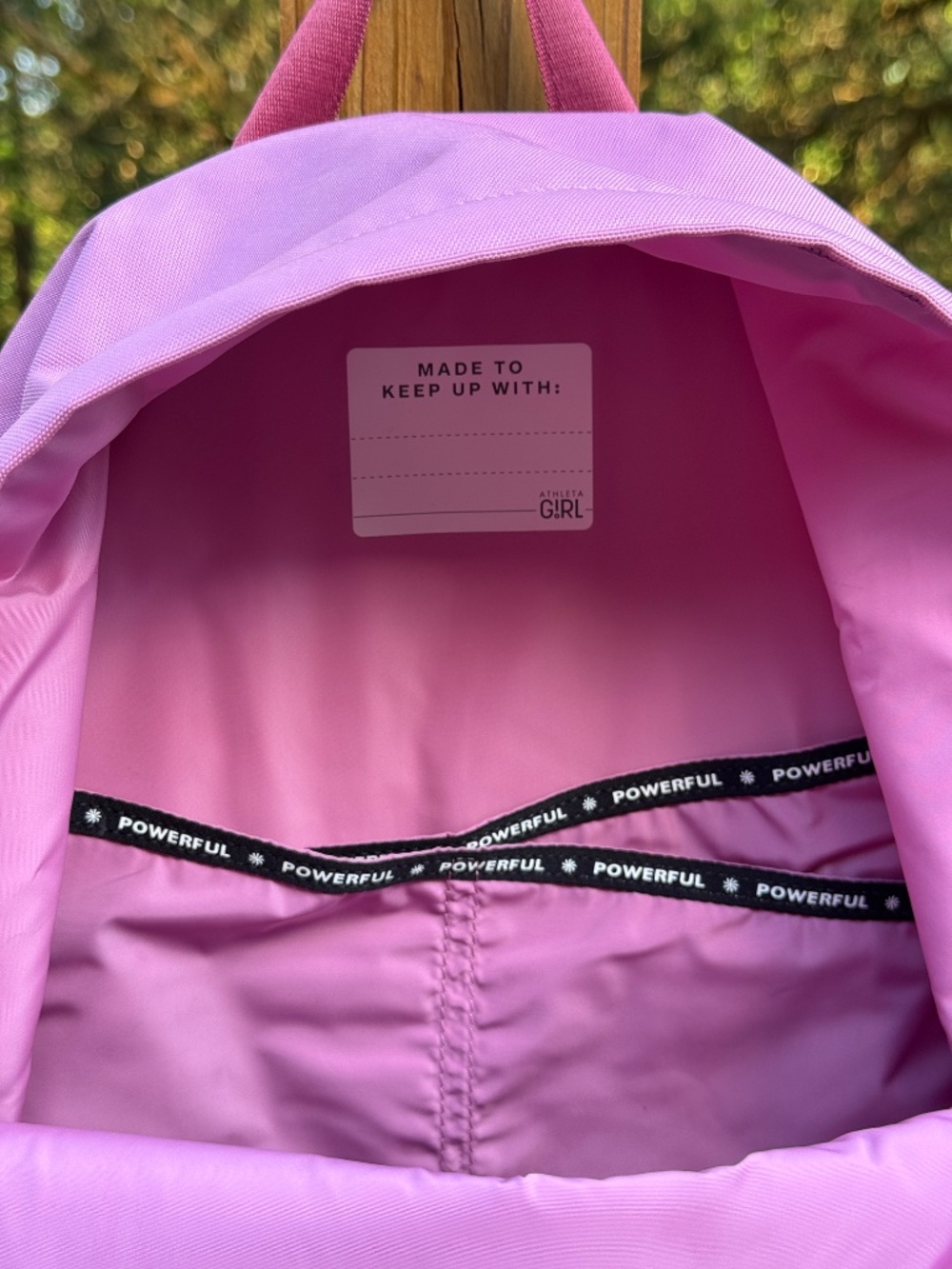 Athleta Girl $65 Limitless Backpack Color Maritima Pink - Picture 7 of 14